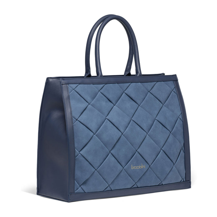 Borsa a mano da donna Textile Polyurethane 42x34x17 cm