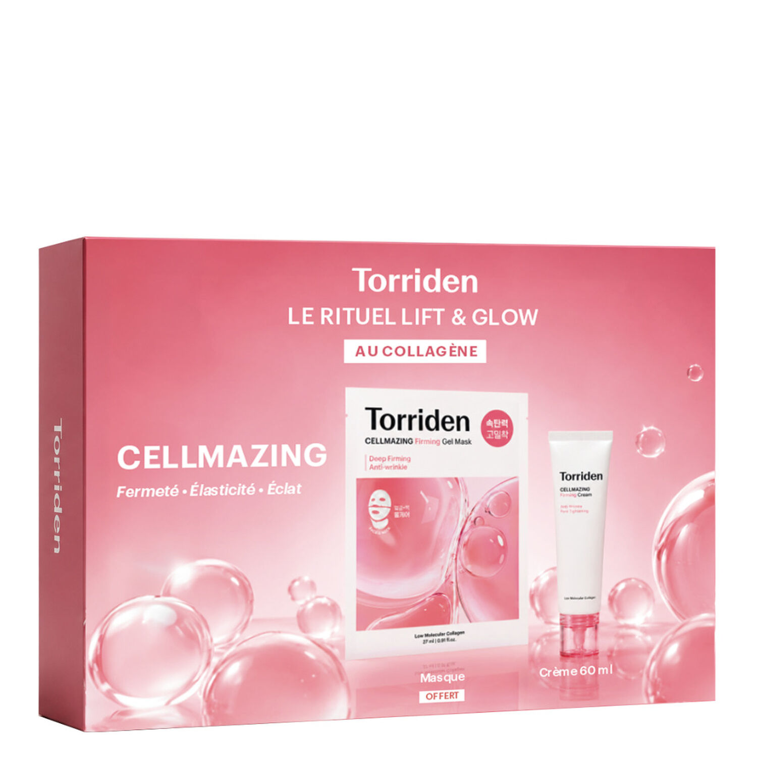 Cellmazing - Coffret Crème Fermeté au Collagène 60 ml + Masque Gel Fermeté au Collagène 5D