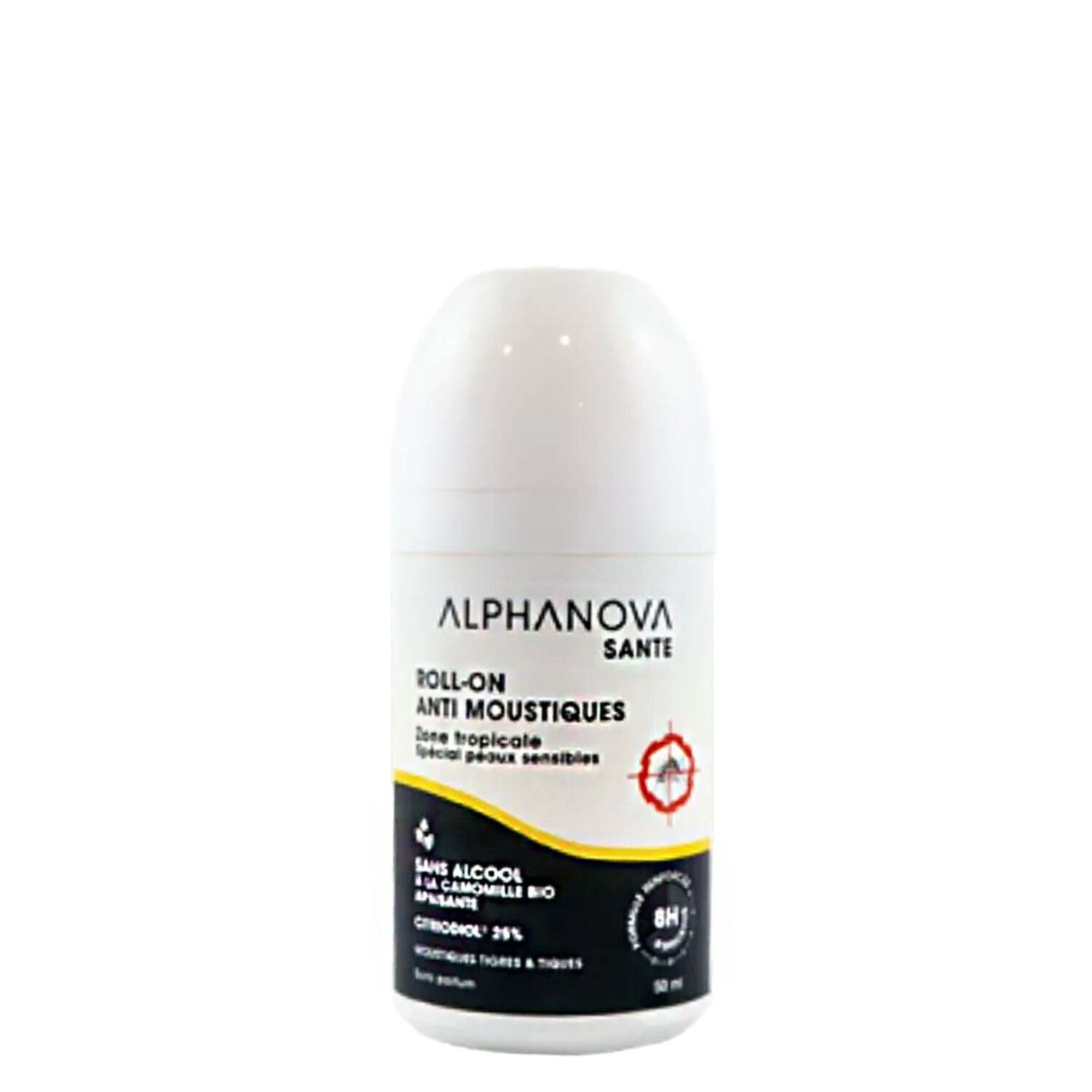 Alphanova Santé - Roll On Anti-Moustiques Adulte Zone Tropicale 50 ml