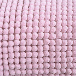 Tappeto Bagno Poppy Rosa, Antiscivolo, Tessuto Morbido e Assobente.