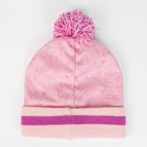 Set gorro y guantes infantil unisex "Peppa Pig"
