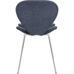 Chaise Soft Blossom bleue Kare Design