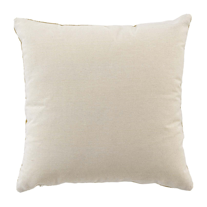 Coussin  - Effet bouclette - Gris