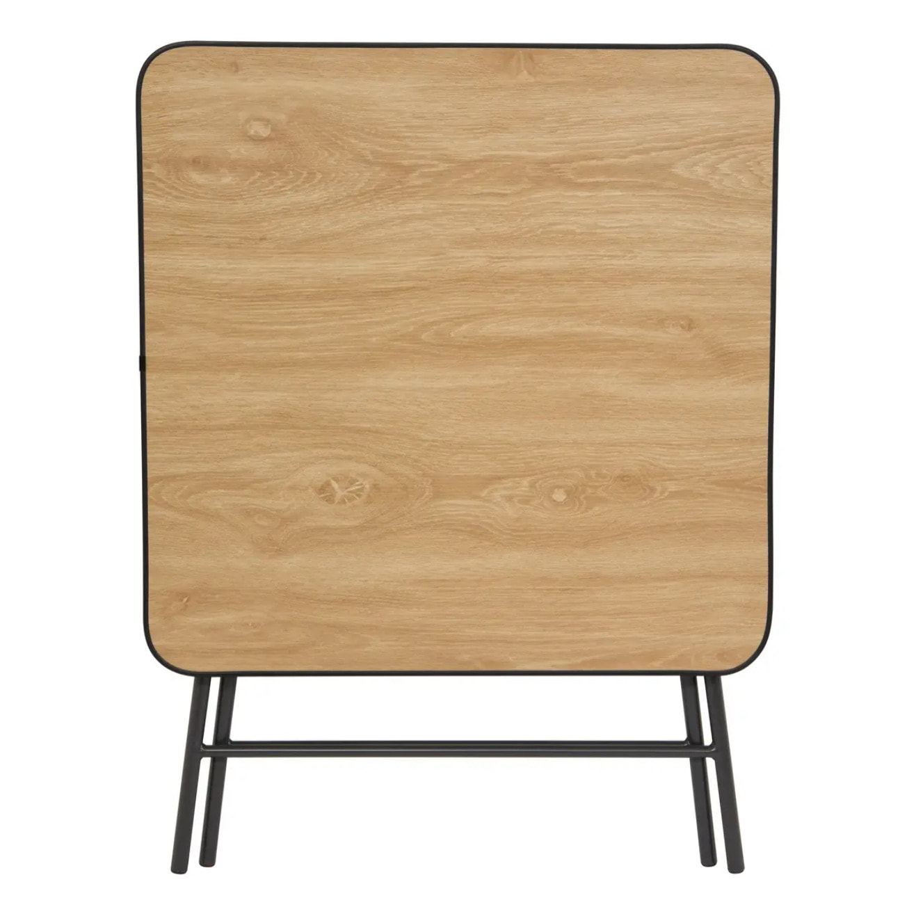 Table pliante 4 places Flexy Plus 80x80cm noir