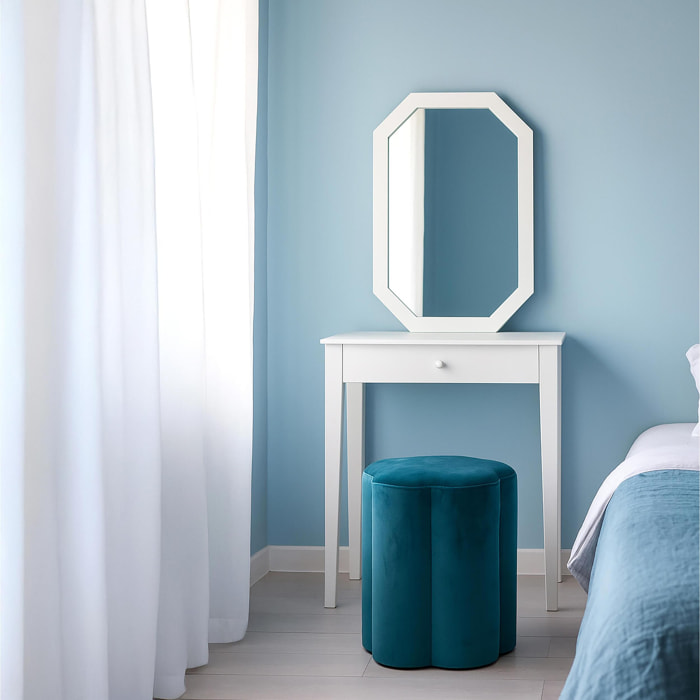 Pouf velvet - 35xH39x38cm - Pezzi 1 - Bianchi Dino SpA