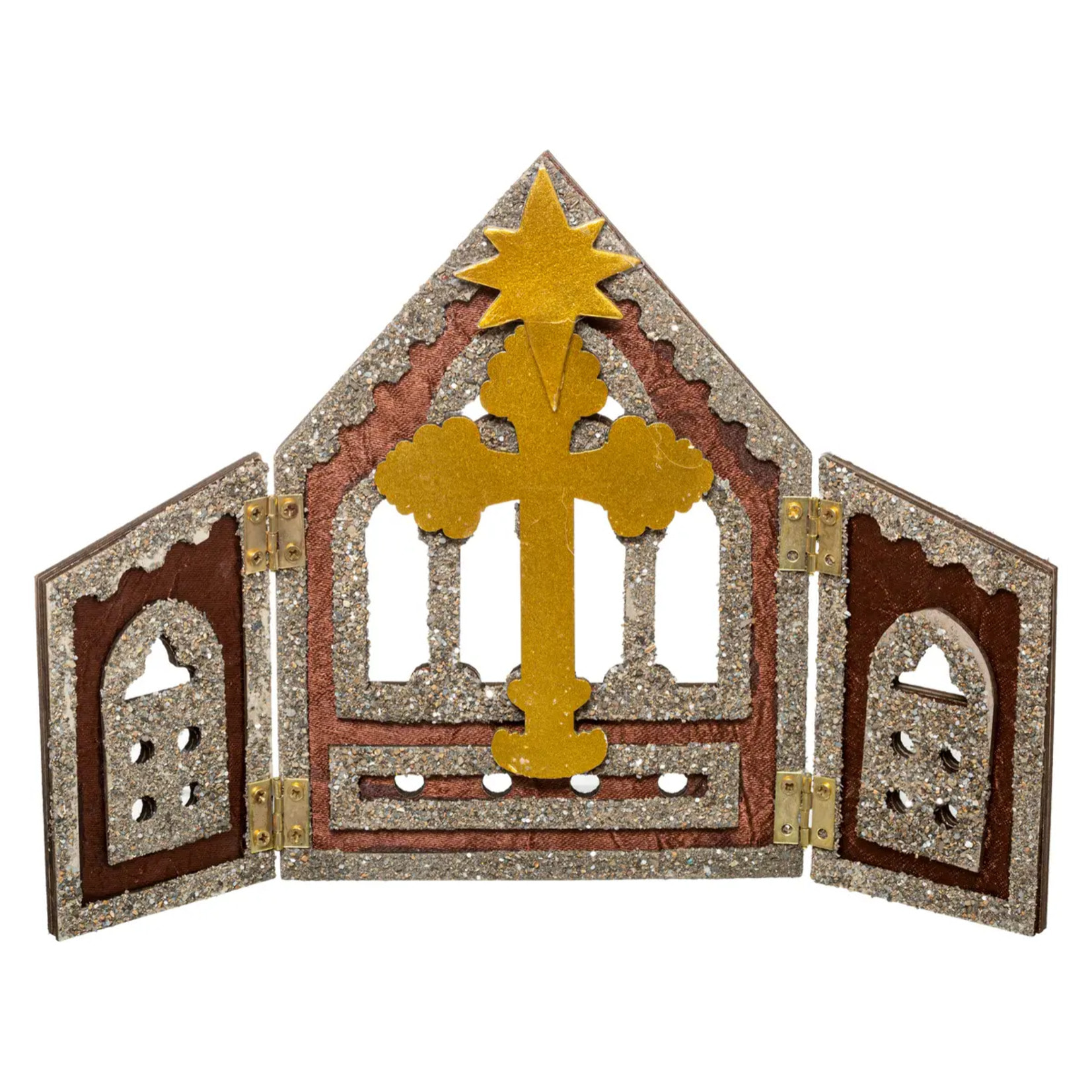 Crèche H.25cm avec 11 santons résine