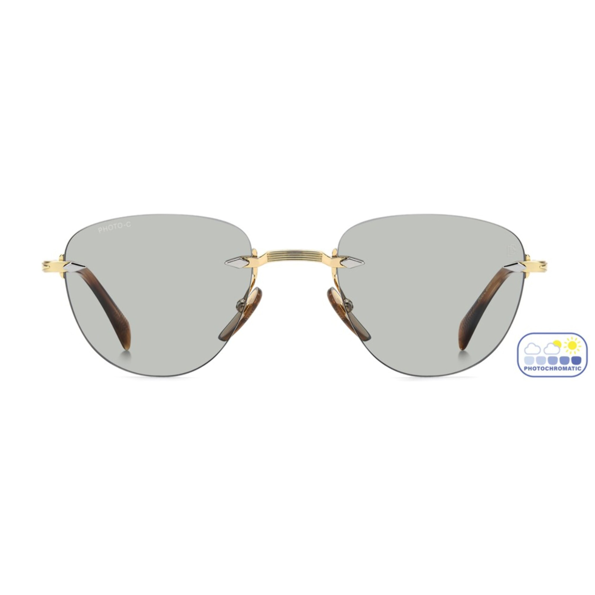 Gafas de Sol David Beckham DB 1224/S T5U Fotocromáticas de Metal Hombre 51 mm