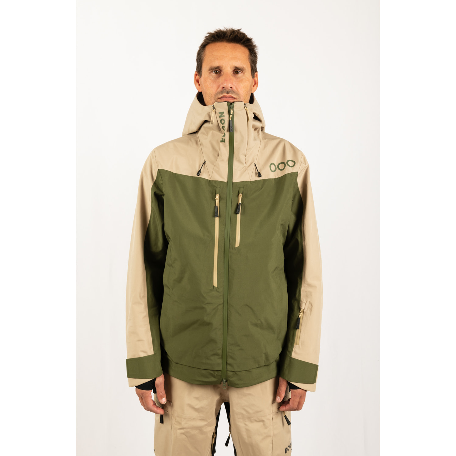 Chaqueta para hombre ECOON ECOExplorer Jacket Men - Caqui / Beige