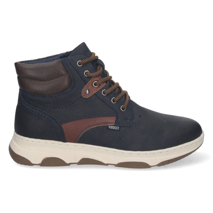 Botin de Hombre con Acolchado y Cordones