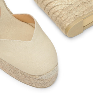 Alpargata Chiarita cuña de yute 11cm doble plataforma