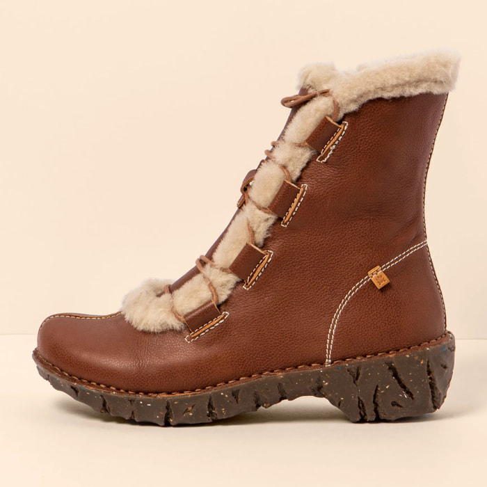 Botines N5414 NATURAL GRAIN WOOD/ YGGDRASIL color Wood