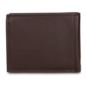Portafoglio uomo in vera pelle - Modello Eldrin Prime - Casual - 12.5 x 9.5 x 2.0 cm