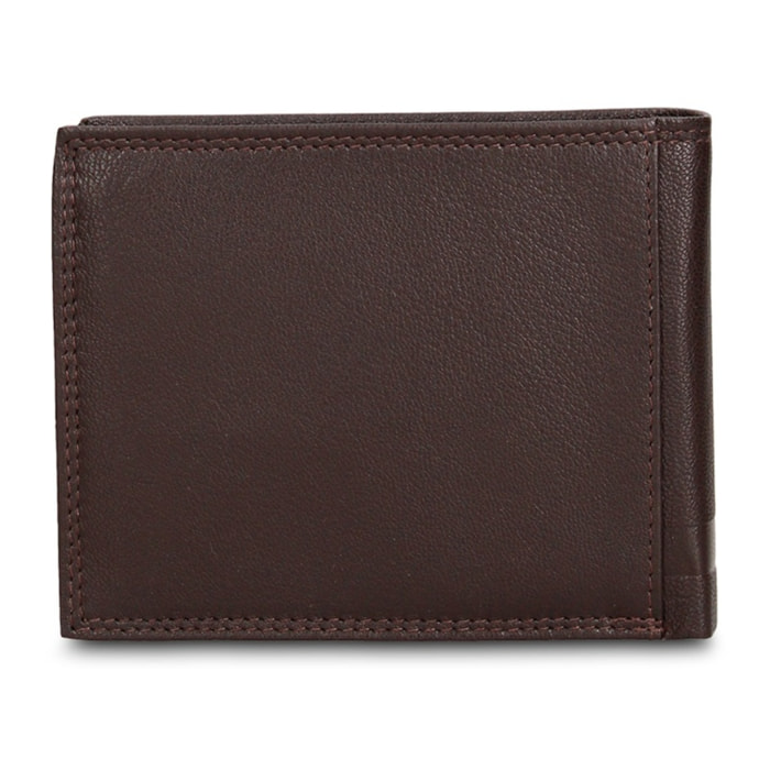 Portafoglio uomo in vera pelle - Modello Eldrin Prime - Casual - 12.5 x 9.5 x 2.0 cm