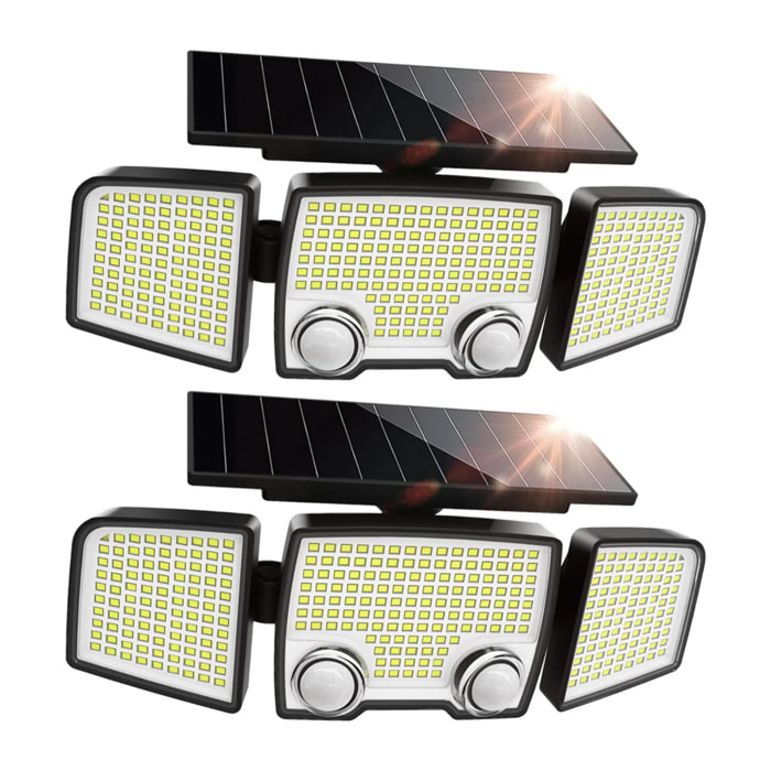 2 Projecteurs solaires sensor RAYLITE