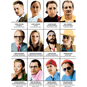 Affiche - Wes Anderson Characters - Olivier Bourdereau