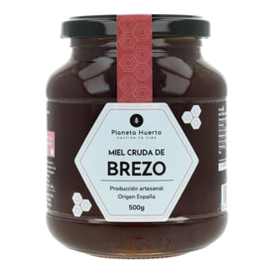 Miel Cruda de Brezo Planeta Huerto 500 gr