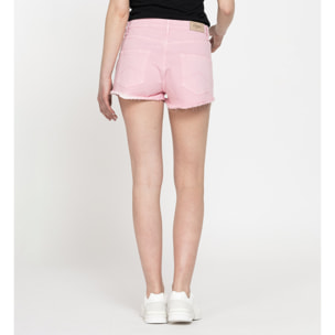 SHORT STRETCH, MODELLO 757. Vita regolare e gamba regolare.