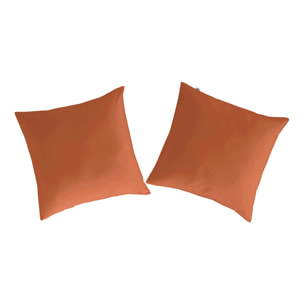 2 Fundas de almohada 100% algodón CASUAL caldera. Varios tamaños disponibles
