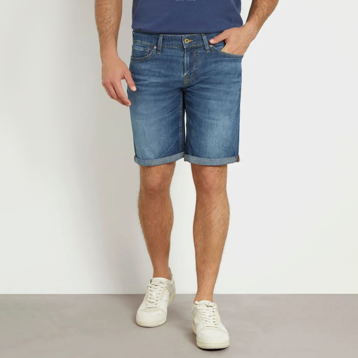 Bermuda Sonny - coupe slim - coton - bleu denim