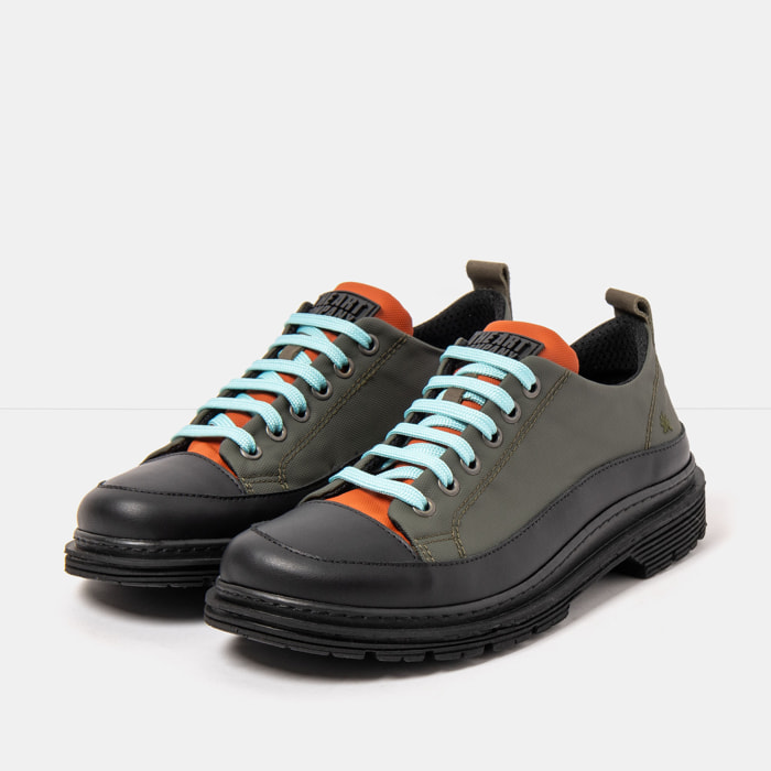 Zapatos 1894A RUBBER NYLON KAKI-ORANGE/ BIRMINGHAM color Kaki-orange
