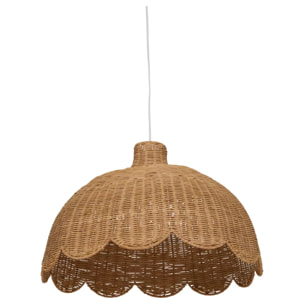 Suspension Mili ronde D.58cm marron