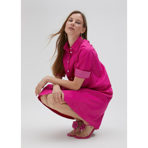 Vestito dettaglio strass sulle maniche