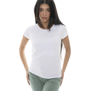 Camiseta de mujer con logo lateral de corazón Leone Basic