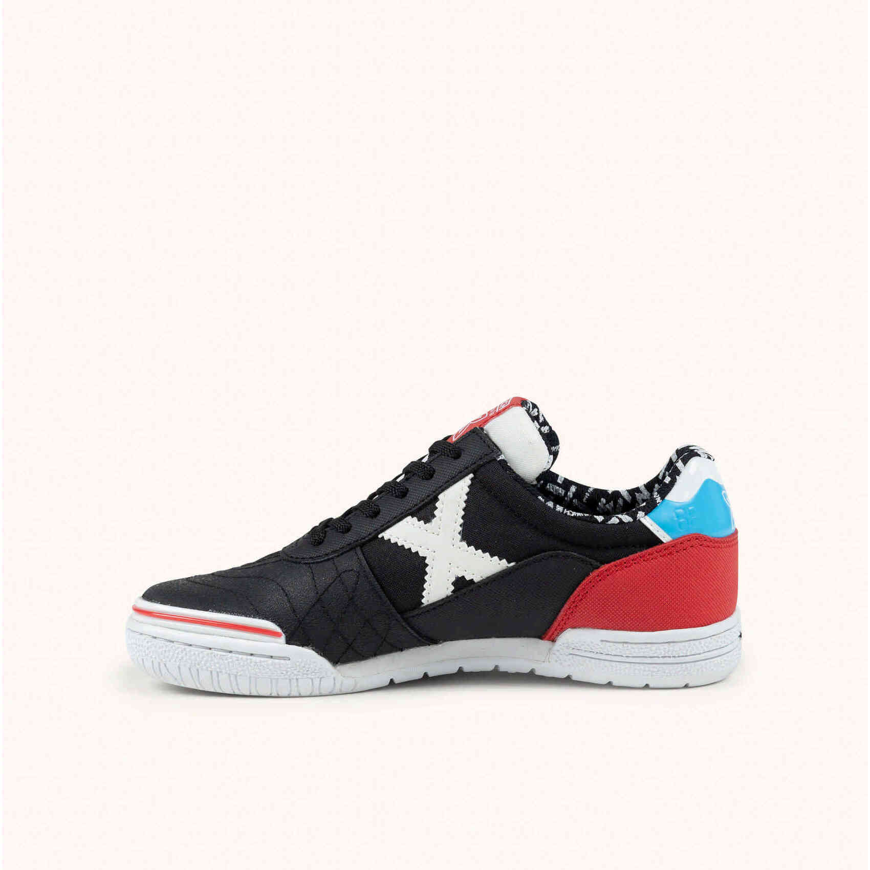 MUNICH G-3 KID 458 Zapatilla de Fútbol Sala Infantil Negra y Roja