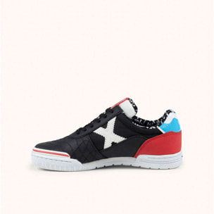 MUNICH G-3 KID 458 Zapatilla de Fútbol Sala Infantil Negra y Roja