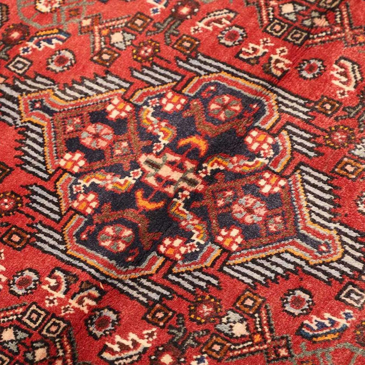 Tapis d'orient à motif oriental, noué main en laine, ELUMO
