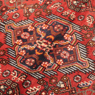 Tapis d'orient à motif oriental, noué main en laine, ELUMO