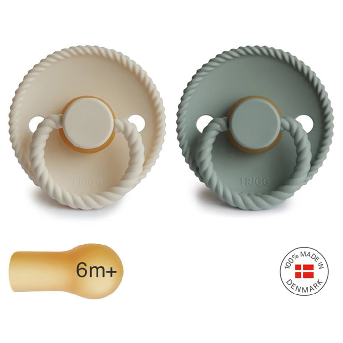 Frigg Pack 2 Chupetes Block Latex Rope