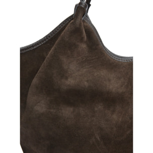 Borsa a tracolla Anna Luchini Marrone