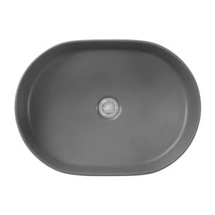 PixL 50x36,5x12 cm vasque à poser + Swiss Aqua Technologies Mood mitigeur lavabo XL + Ceramia PixL bonde (CEPX50GRMSAT285C)