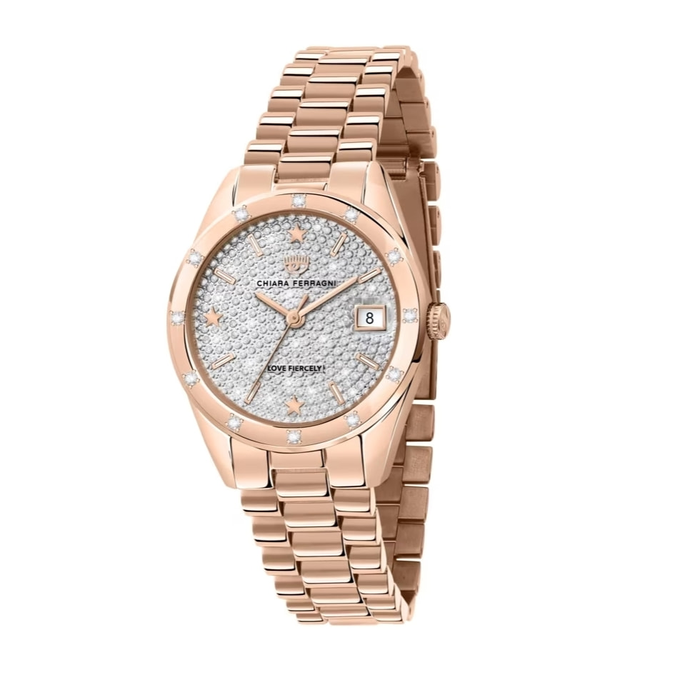 Reloj Chiara Ferragni R1953100513 Mujer Analogico Cuarzo con Correa de Acero inoxidable