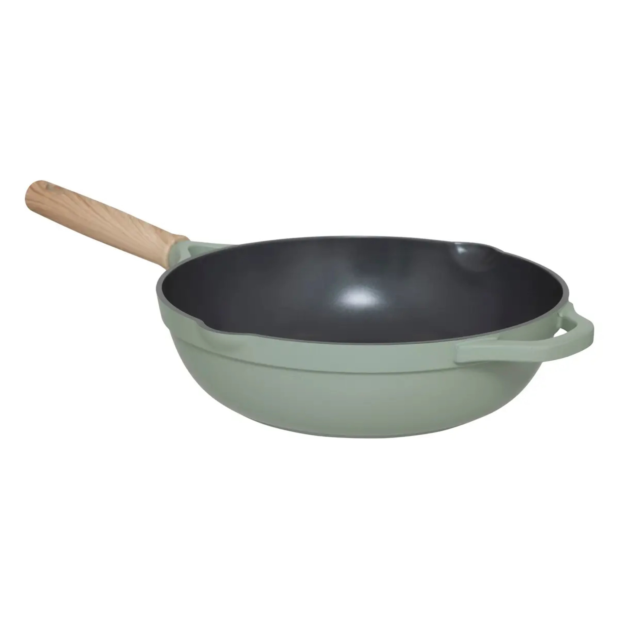 Sauteuse "Horizon" en fonte d'aluminium vert D28cm