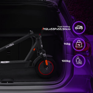 RIDE 100 PRO 2 – Poids 15Kg – Autonomie Jusqu'a 30 km – Batterie 42V – Trottinette Électrique Adulte UrbanGlide – Pneu 10"