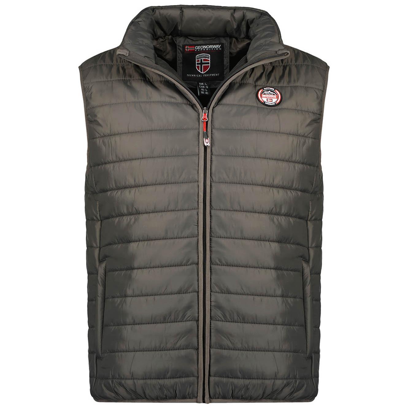 Smanicato Uomo Geographical Norway Grigio scuro VAMIGO BASICD-GREY