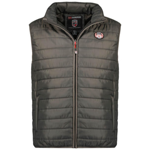 Smanicato Uomo Geographical Norway Grigio scuro VAMIGO BASICD-GREY