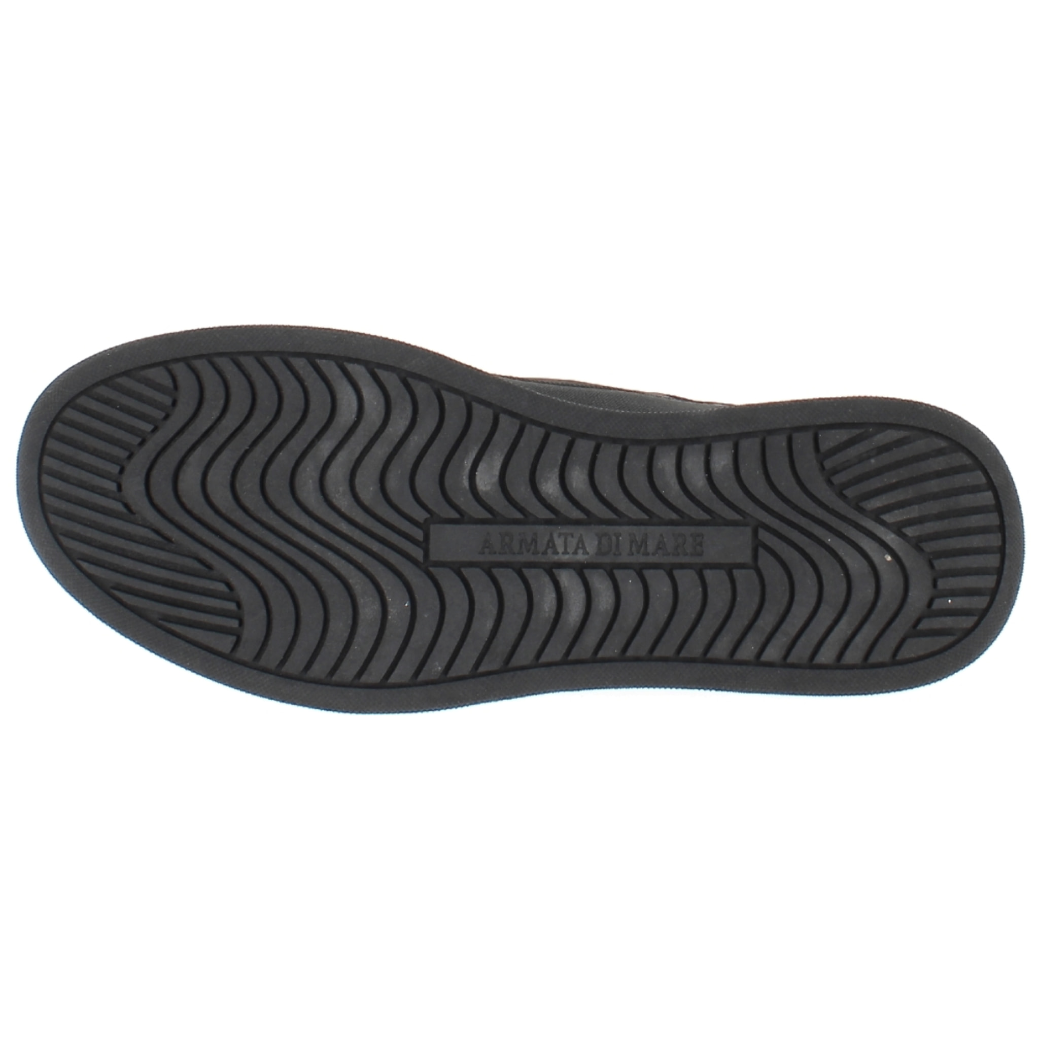 Armata di Mare Scarpe Uomo Stivaletti Casual Stringati con Soletta Rimovibile in Memory Foam AMU W24M617 Black