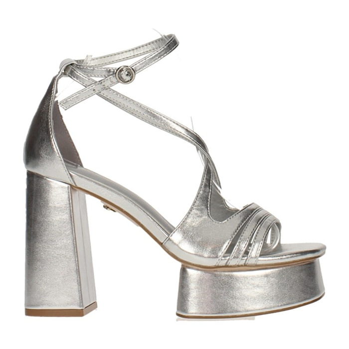 Sandali Donna Tata Italia Argentato