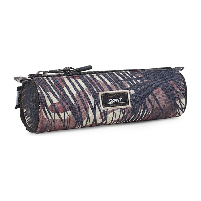Estuche Escolar Skpat School Line Negro