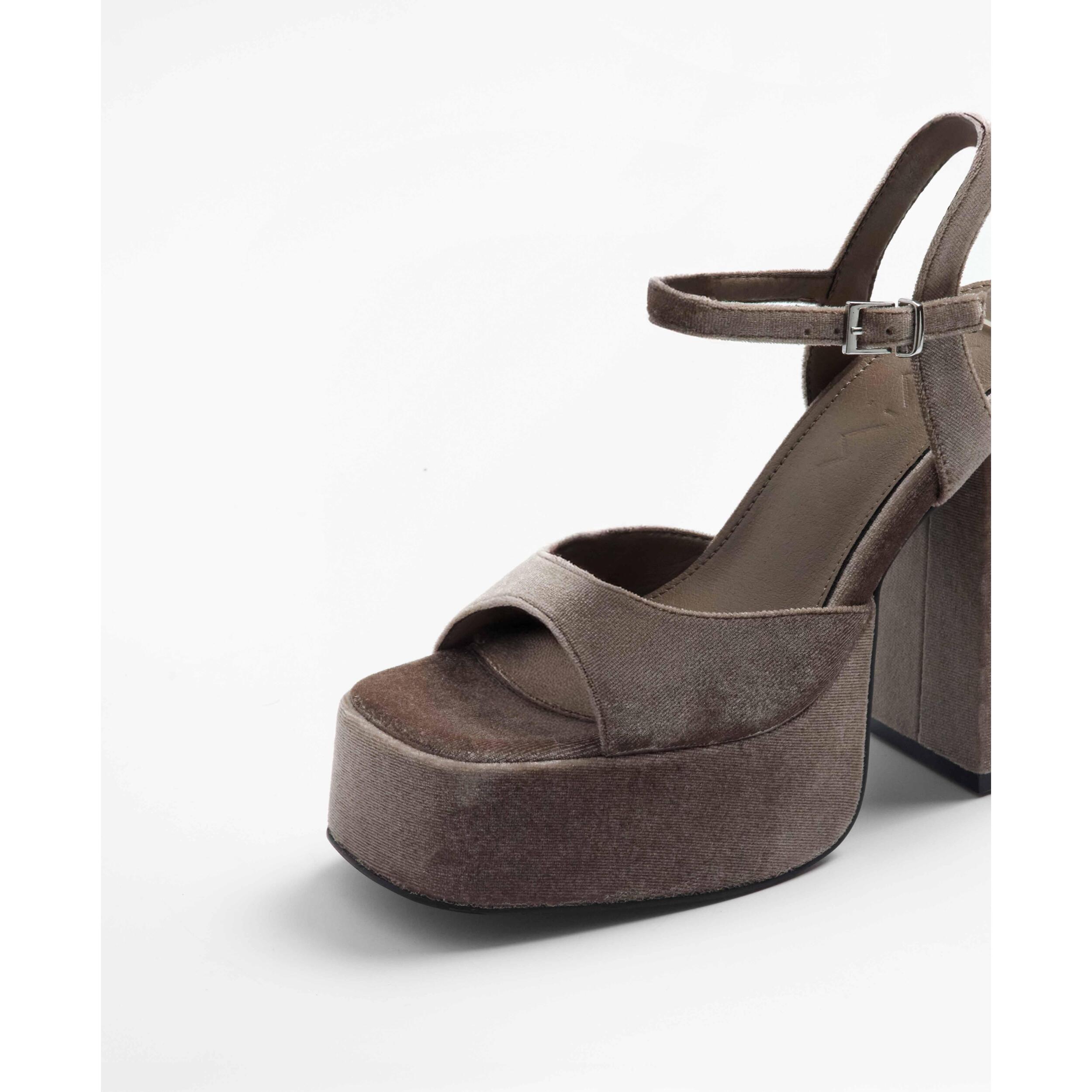 Sandalia de tacón DOMINIC 12 cm