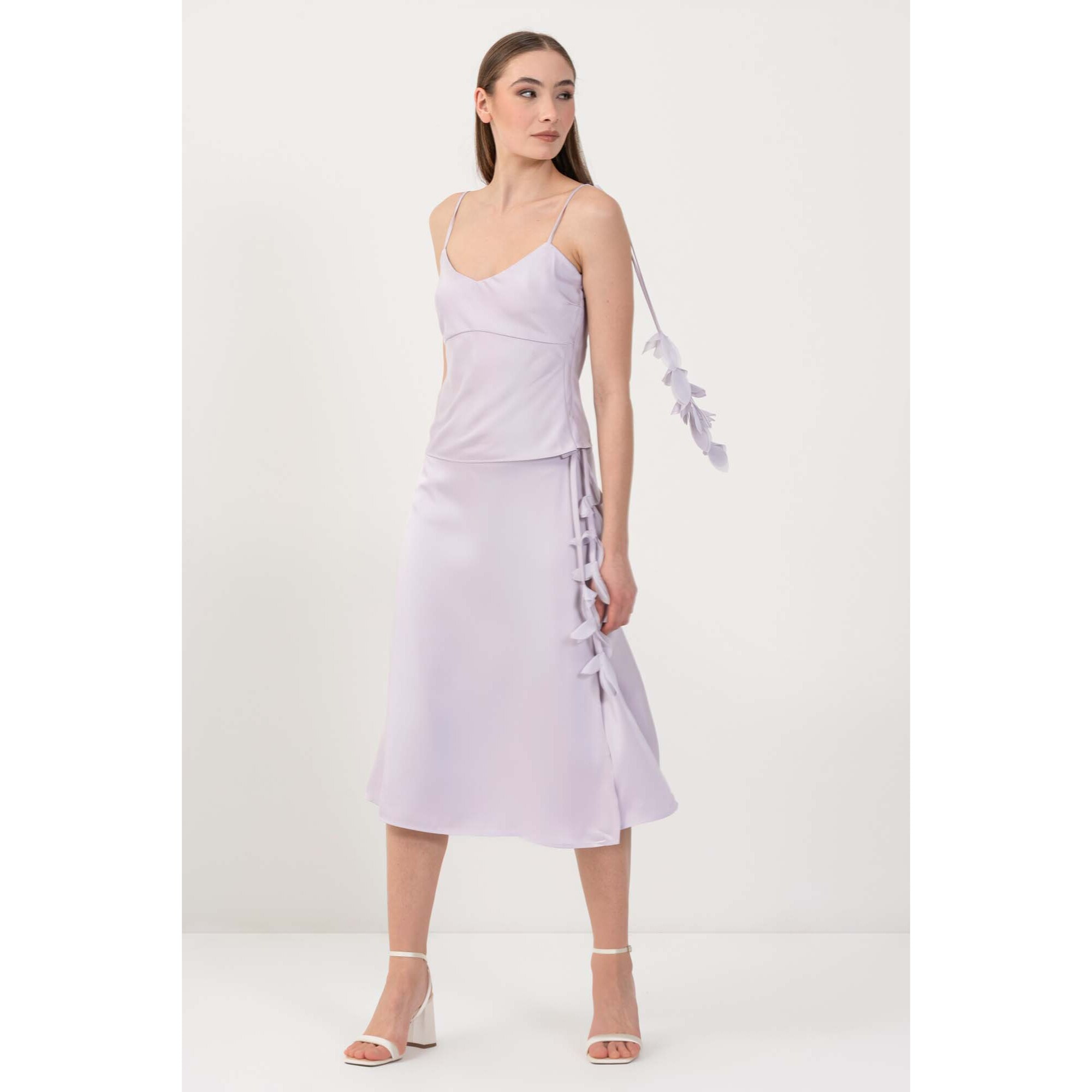 Kocca - Top con spalline e dettagli floreali Donna