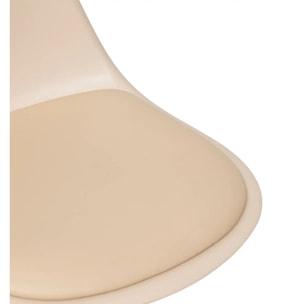 Chaise de bar "Aiko" beige