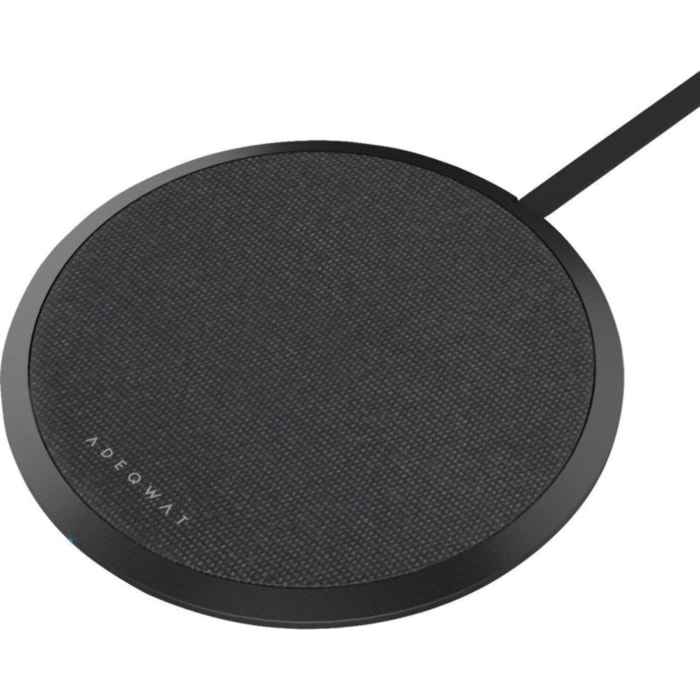 Chargeur induction ADEQWAT sans fil ultra-plat 15W Noir