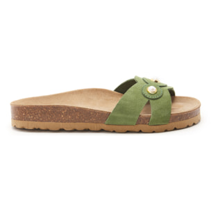 Sandalia BABUNKERS VERDE