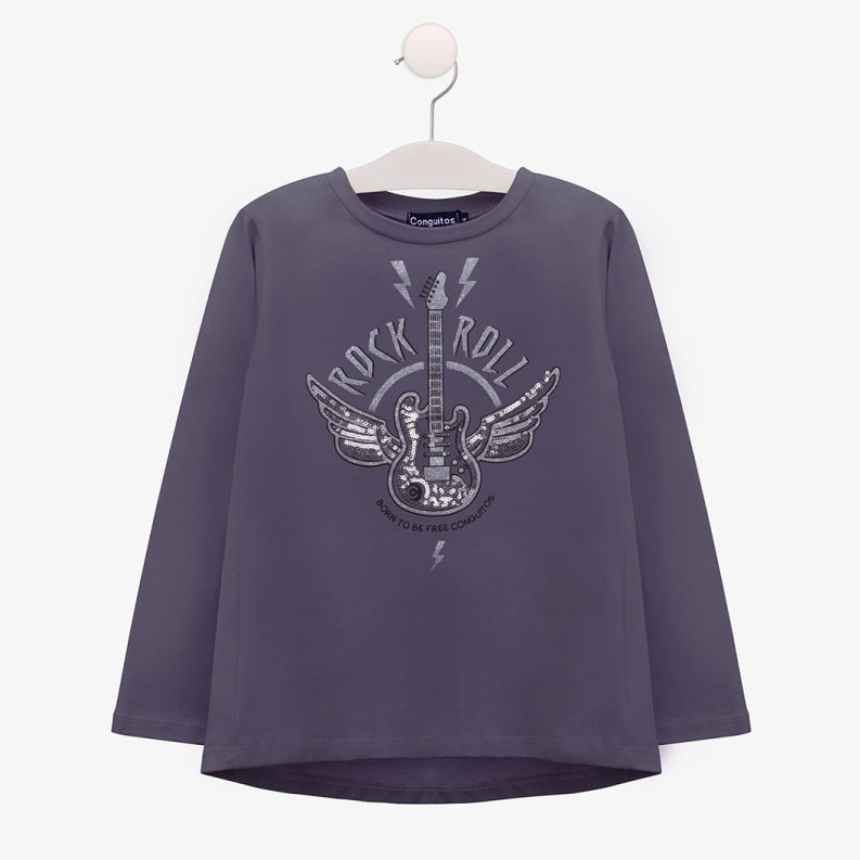 Camiseta de Niña en Morado