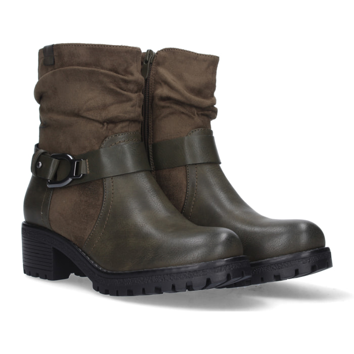 Botin de Tacon Ancho para Mujer