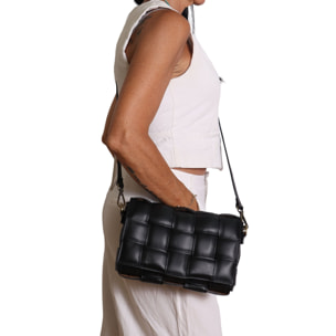 Borsa a tracolla da donna Made in Italy - Modello Artena - 100% pelle - 26.0 x 17.0 x 6.0 cm